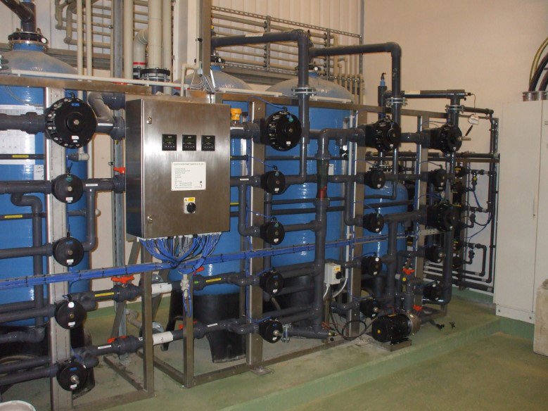 water purification plant deioniser