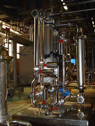 Single-module PureSep MF membrane filtration pilot trial plant