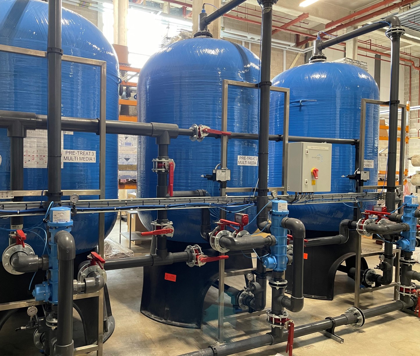 water treatment plant refurbishment