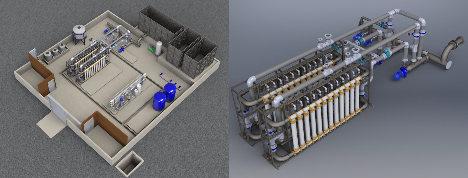 Direct nanofiltration diagram
